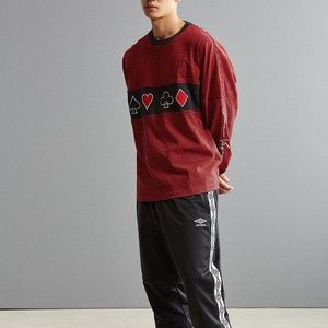 UO Las Vegas Feeder Stripe Embroidered Tee